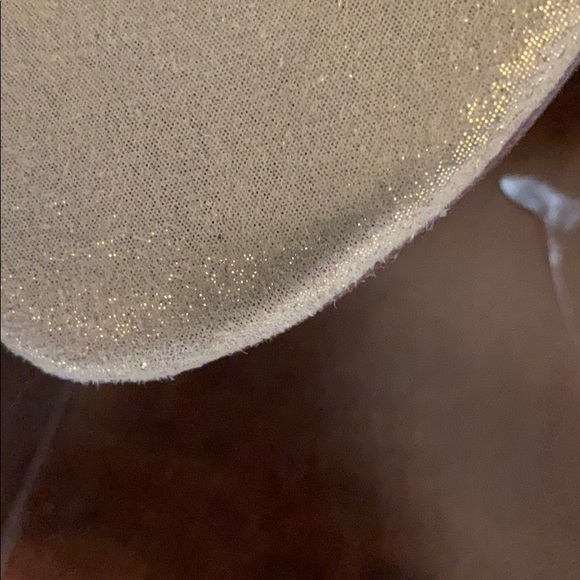 NWOT Stuart Weitzman Gold Sparkle Heels - Picture 9 of 11